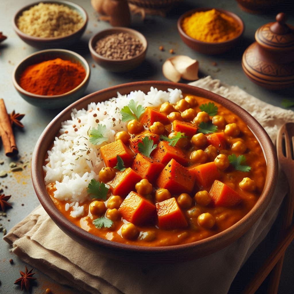 (BULK RANGE) Sweet Potato Curry With Rice 600g