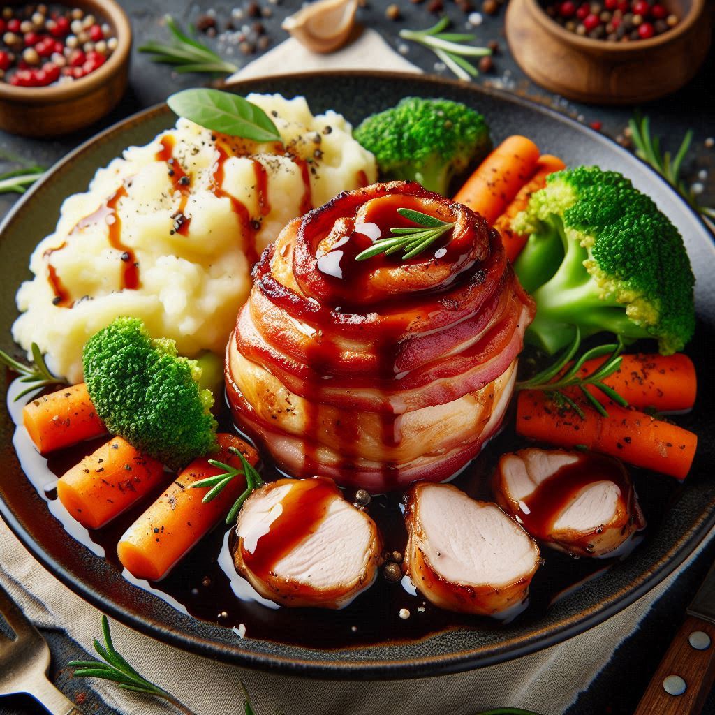 (BULK RANGE) Hunters Chicken With Mash, Carrots, Broccoli 600g