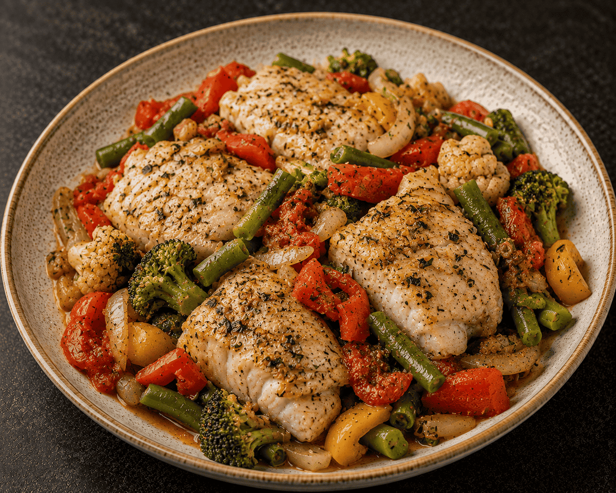 Italian Cod and Vegetables 330g