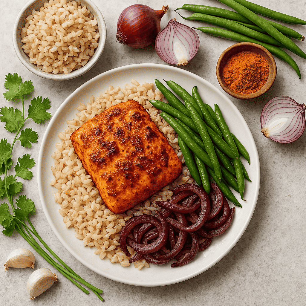(BULK RANGE) Tandoori Cod & Brown Rice 600g