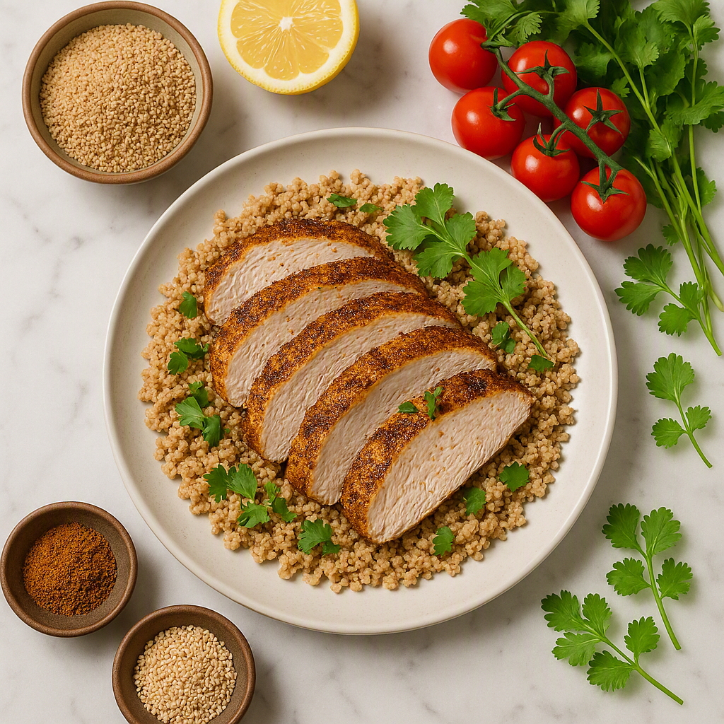 (BULK RANGE) Middle Eastern Turkey Breast and Whole-Wheat Couscous 600g