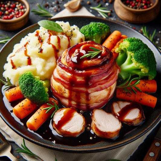 (BULK RANGE) Hunters Chicken With Mash, Carrots, Broccoli 600g