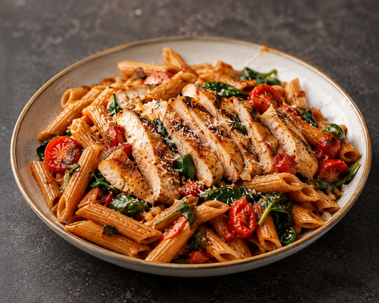 (BULK RANGE) Italian Chicken and Whole-Wheat Pasta 600g