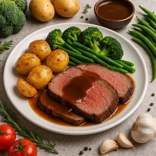 (BULK RANGE) Roast Beef Dinner with Potatoes 600g